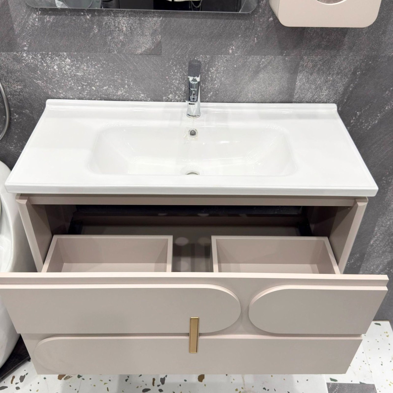 BỘ TỦ CHẬU LAVABO TOZU TZ-P10-100